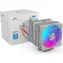 FSP MP7-WA Dual bílá / Chladič CPU / 2× 120 mm / 1800 rpm / PWM / ARGB / pro Intel & AMD