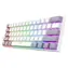 Trust GXT 873 Acira bílá / Herní klávesnice / bezdrátová / 60% / RGB / US
