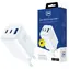 3mk Hyper GaN Charger 65W bílá / Síťová nabíječka / 3× USB / QC4+ PD PPS