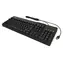 Keysonic KSK-8040U-CR černá / Klávesnice / full-size / USB / čtečka smart karet ISO 7816