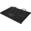 Keysonic KSK-3210ELU černá / Mini klávesnice / Touchpad / Podsvícení / USB / DE
