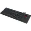 Keysonic KSK-8202ELU-T černá / Klávesnice s trackballem / Full-size / US / podsvícená