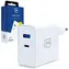 3mk FlowPower 45W bílá / Nabíječka / GaN / PD 3.0 / QC 4.0+ / 1× USB-A + 1× USB-C