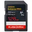 SanDisk Extreme PRO SDXC 128 GB / Paměťová karta SDXC / čtení 250 MB/s / zápis 120 MB/s