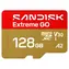 SanDisk Extreme GO microSDXC 128GB / Paměťová karta / čtení: až 240 MB/s / zápis: až 120 MB/s