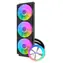 darkFlash DG360 černá / AiO chladič CPU / 3x 120 mm / ARGB podsvícení / 600-1800 RPM / 36 dB / Intel + AMD
