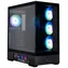 ZALMAN P40 DS černá / ATX / 4x 120mm ARGB / 2x USB 3.0 + 1x USB-C / 9.1" LCD displej / bez zdroje / panoramatická