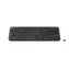 Logitech K400+ Dark / Bezdrátová klávesnice s touchpadem / Italské rozložení / 2.4 GHz