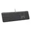Logitech K620 grafitová / Klávesnice / drátová / for Business / US International