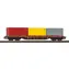 Piko 24539 Kontejnerový vagón SNCB V / Nákladní vagón / Měřítko: H0 (1:87) / Délka: 230 mm / Rádius: 358 mm / od 14 let