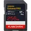 SanDisk Extreme PRO SDXC 256GB / Paměťová karta / UHS-II U3 V90 / čtení: 310 MB/s / zápis: 304 MB/s / vhodné pro 8K