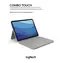 Logitech Combo Touch písková / Pouzdro s klávesnicí / AZERTY / trackpad / podsvícení / Apple Smart Connector