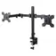 Esperanza ERW018 černá / Stolní držák pro 2 monitory / 10-27" / do 8 kg / VESA 75-100