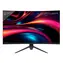 31.5" LC-Power LC-M32QC černá / Monitor / zakřivený / VA / QHD / 180 Hz / 1 ms / 3500:1 / 2× HDMI + 2× DP / VESA