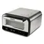 G3Ferrari G10204 stříbrná / Mini trouba na pizzu / 1850 W / 80–450°C / 6 programů / kámen 32×32 cm