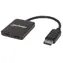 Manhattan DisplayPort MST Hub / Rozbočovač / 2x DisplayPort / 4K 30 Hz / USB napájení