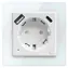 Immax NEO SMART Nexa / Chytrá zásuvka / bez kolíku (typ F) / 1x USB-A / 1x USB-C PD 20W / Zigbee / TUYA