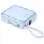 SWISSTEN Space 10000mAh modrá / Powerbanka s integrovanými kabely / USB-C + Lightning