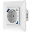 Immax NEO SMART / Chytrá vnitřní zásuvka / bez kolíku (typ F) / 16A / USB + USB-C PD 20W / Zigbee / LIDL & TUYA