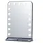 Immax Hollywood Make-up šedá / LED zrcadlo / CCT / LCD display / USB-C / USB-A