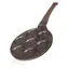 Banquet Granite Brown Smile / Pánev na lívance / 7 lívanců / nepřilnavý povrch / 26 cm