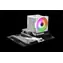 Scythe Mugen 6 Dual Fan ARGB bílá / Chladič CPU / 2× 120 mm / PWM / 350–2500 ot/min / LGA1851 / AM4, AM5