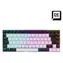 Sharkoon Skiller SGK50 S3 bílá / Herní klávesnice / mechanická / Gateron Red / USB / 1.5m / DE Layout
