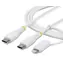 StarTech bílá / Kabel USB-C - Lightning / 1 m / Rychlonabíjení