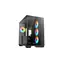 Sharkoon Steel Shark černá / Midi tower / ATX / 4x ARGB PWM 120 mm / 2x tvrzené sklo / USB-C 3.2 Gen 2