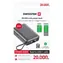 Swissten Space 20000 mAh stříbrná / Power Bank / 45W / integrovaný USB-C kabel