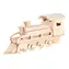 WOODCRAFT Dřevěné 3D puzzle Lokomotiva / od 6 let / Obtížnost: nízká