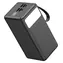PLATINET PMPB6065 černá / Powerbanka / 60 000 mAh / 65W Power Delivery / 2x USB-C / 2x USB-A / LED svítilna