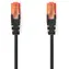 Nedis CAT6 30 m černý / Patch kabel / RJ45 - RJ45 / U/UTP / Kulatý plášť PVC