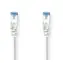 Nedis CAT6a S/FTP bílá / Síťový kabel / RJ45 / 20 m / Snagless / LSZH