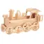 WOODCRAFT Dřevěné 3D puzzle Lokomotiva malá / 30 dílků / od 6 let / Obtížnost: jednoduchá
