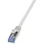 LogiLink PrimeLine šedá / Patch kabel / Cat6a S/FTP / RJ-45 / 0,5 m