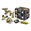 DeWalt DCK500P3T-QW / Sada Aku nářadí: DCD796 + DCF887 + DCS335 + DCS570 + DCL050 / 3x 18V 5.0Ah