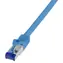 Logilink Ultraflex modrá / Patch kabel / Cat.6A / S/FTP / RJ-45 / 2 m
