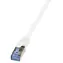 Logilink PrimeLine Cat6a bílá / Patch kabel / S/FTP / 1 m / RJ-45