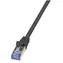 LogiLink černá / Patch kabel / Cat6a / S/FTP / RJ-45 / AWG 26/7 / 2 m