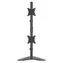 Equip černá / Stolní držák pro dva monitory / 17-32" / vertikální 360° / 9 kg / VESA 75-100 mm