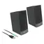 Delock černá / PC reproduktory / 2.0 / 3W RMS / USB napájení / 3,5mm jack
