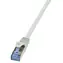 LogiLink PrimeLine šedá / Patch kabel / Cat6a / S/FTP / 2 m