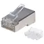 Intellinet Cat6A STP 90 ks / Modulární konektor RJ45 / Pozlacené kontakty / Stíněný S/UTP