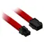Nanoxia NX6PV3ER červená / Prodlužovací kabel / PCI-E 6-pin / 30 cm / rovný konektor