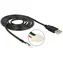 Delock USB kabel pro kamerový modul / Kabel / USB 2.0 A > Mini-B 5-pin / 1,5 m / černá