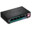 TRENDnet TPE-LG50 / Switch / 5-port Gigabit / 4x PoE+ / 32 W / dosah 200 m / kovové provedení