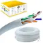 Extralink CAT6 U/UTP V2 šedá / Síťový kabel / vnitřní / 305 m / drát / PVC