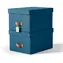 LEITZ Úložný box Puro M námořnická modrá / Karton / 17 l / 270 × 200 × 370 mm / 2 ks