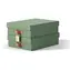 Leitz Puro zelená / Úložný box / Karton / Velikost M nízký / 2 ks / 270 × 100 × 370 mm
